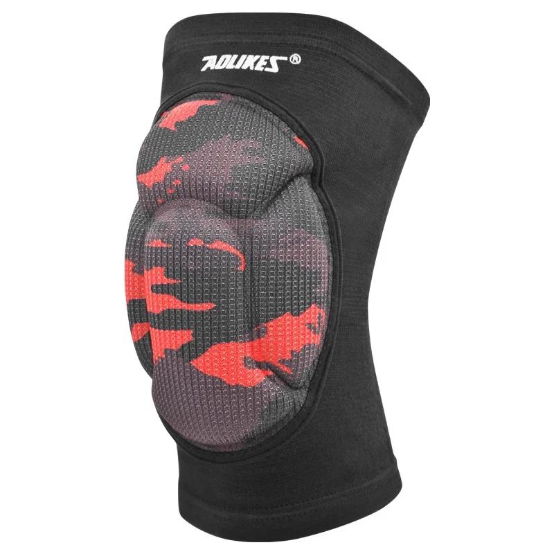 1 Pair Safety Thick Sponge Knee Pads Knee Brace - High Elastic Non-Slip Basketball Volleyball Knee Sleeves Support