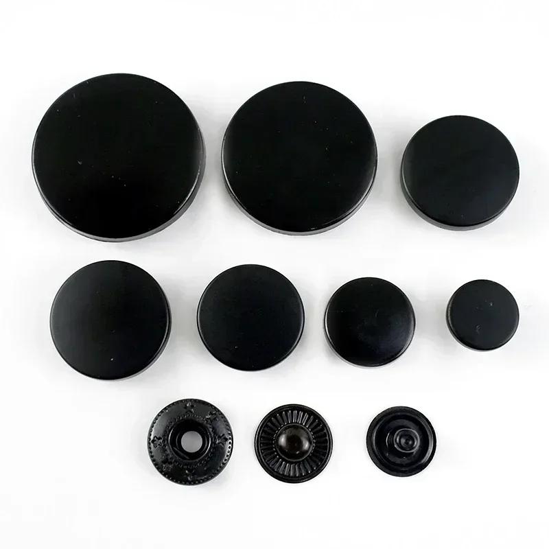 20Sets Meetee Snap Fasteners 10-25mm Metal Snaps Press Studs Buttons for Sewing Jacket Coat Leather Craft Hardware Accessories