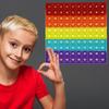 1-100 Numbers Learning Math Counting Games Pop Toys, Silicone Popping Mat Push Bubble Educational Toys for Preschool Children