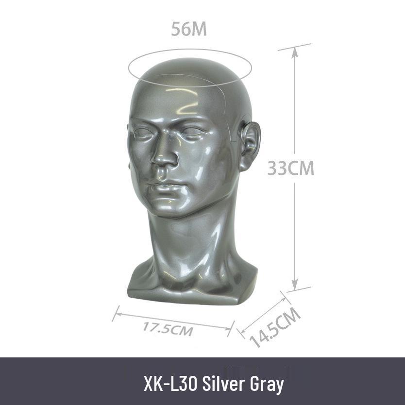 Multifunctional Display Mannequin Head for Spray Paint Hat, Bow Tie, Glasses, and Mask Props