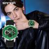 Sanda Men's Dual Display Countdown Sports Watch with Alarm