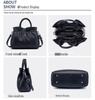 European & American Fashion Pleated Cowhide Leather Women's Handbag – Large Capacity Shoulder/Crossbody Bag