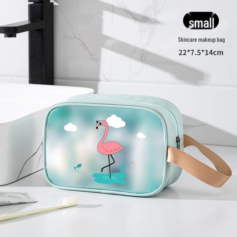 Borsa da Toilette e Trucco Portatile di Grande Capacità per Esterno, Spiaggia, Yoga e Fitness con Separazione Umido-Secco