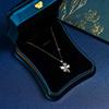 Four-Leaf Clover Necklace - Elegant Clavicle Pendant for Women