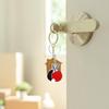 1PC Table Tennis Key Chain Pendant Simulation Mini Table Tennis Racket Key Ring Bag Pendant Decoration Souvenir Gift