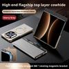 Premium Genuine Leather Magnetic Case For Huawei Mate X7 X6 X5 Smart Touch View No Flip For Answering Rotating Bracket Cover