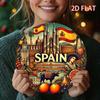 Metal Tin Sign Spain Artwork, Durable Wall Decor for Home Office Bar Cafe Gift