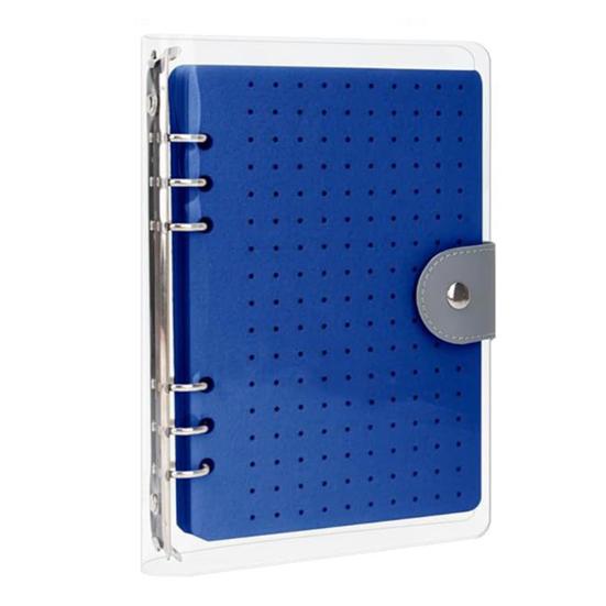 8 Seiten Emailleschild-Displaybuch Filz-Anstecknadel-Tauschbuch mit transparenter Abdeckung