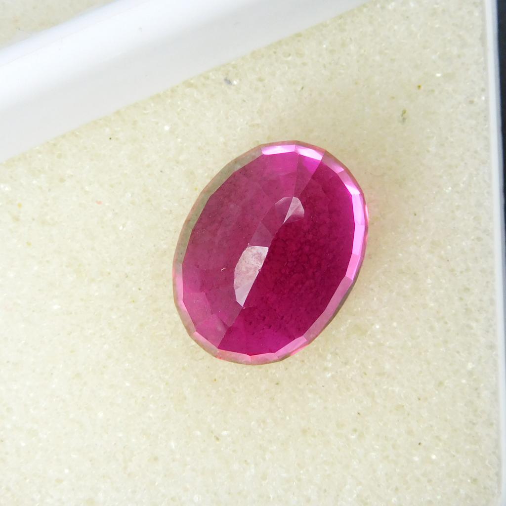 Natural Pink Sapphire Loose Gemstone Oval Cut 12.75 Ct September Birthstone for Gem Collections