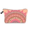 Cosmetic Bag Vintage Print Large Capacity Portable Lightweight Exquisite Toiletry Clutch Bag for Vacation