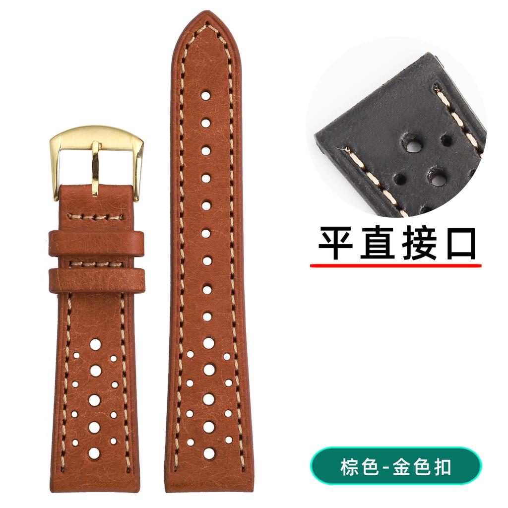 Handmade PUEBLO Italian Cowhide strap 18 19 20 21 22MM for Omega Longines Rolex Soft Retro breathable Genuine leather Watch band