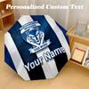 Warrington Wolves Automatic 8‑ribs Umbrella, Custom Name Text Personalized Folding Umbrella Rain Sun Gift