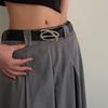 Damen Ledergürtel für Jeans Hosen Kleider Schwarz Damen Taillengürtel mit Dornschließe Vintage Gothic Taillengürtel