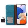 For Samsung Galaxy A16 5G/A16 4G Case RFID Blocking Genuine Cow Leather Phone Cover