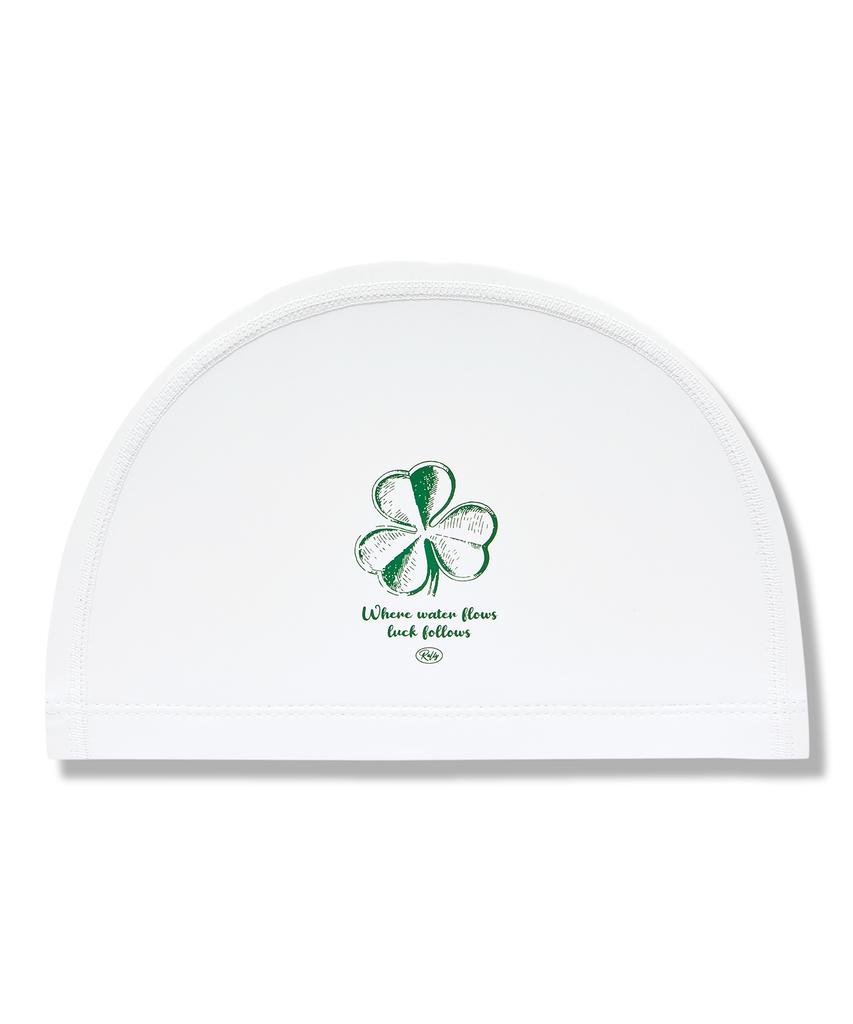 Laelliseupocheu [Qruc309 Grn] Clover Urethane Coated Swim Cap Green