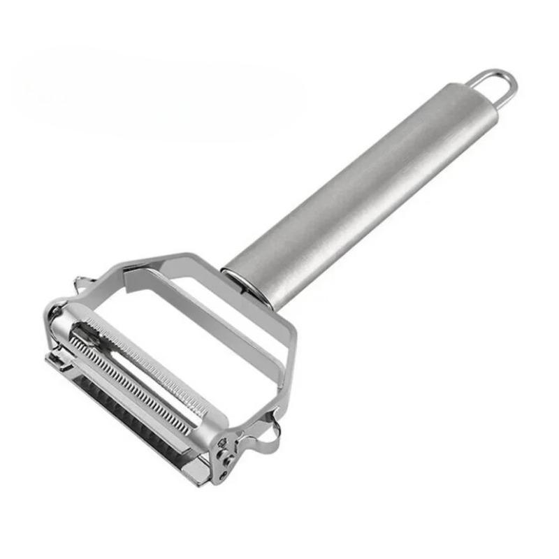 New High Quality Stainless Steel Potato Cucumber Carrot Grater Julienne Peeler Vegetables Fruit Peeler Double Planing Grater