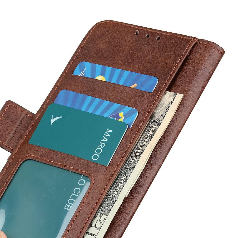 For iPhone 17 Pro Case Stand Cowhide Texture PU Leather Phone Cover