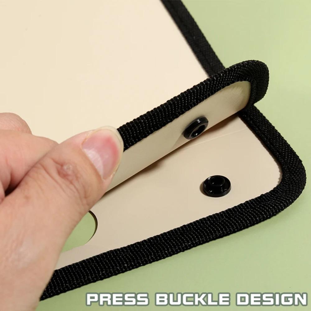 PP Material 13 Pocket File Folders Briefcases A4 File Storage Bag A4 Vertical Folder  Office