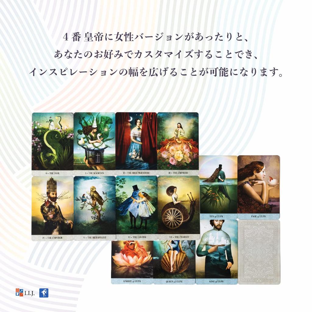 Tarot Tarot of Mystical Tarot Fortune Japanese Instruction Manual Authentic I.I.J Cards, Moments, Telling, Included,