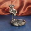 Vintage Brass Leaf Backflow Ornament Frog Lotus Zen Incense Insert Sandalwood Holder Old Copperware W