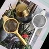Fine Tea Strainer Filters Kongfu Stainless Steel Mesh Colander Reusable Teapot Infuser With Handle Reusable Teapot Infuser