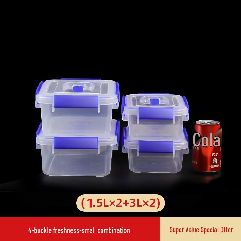 DMPP Transparent Portable Food Storage Container Set