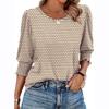 Fall Loose and Casual Printed Short-sleeved Round-neck T-shirt Top