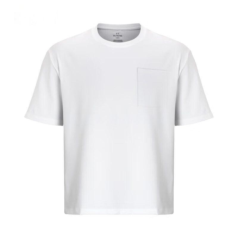 Under Armour T Shirt Men's White 100 1382805-100