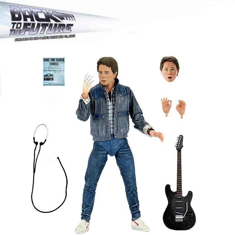 Collectible Back To The Future Marty Mcfly Pvc Figure 7 Inch Height Neca