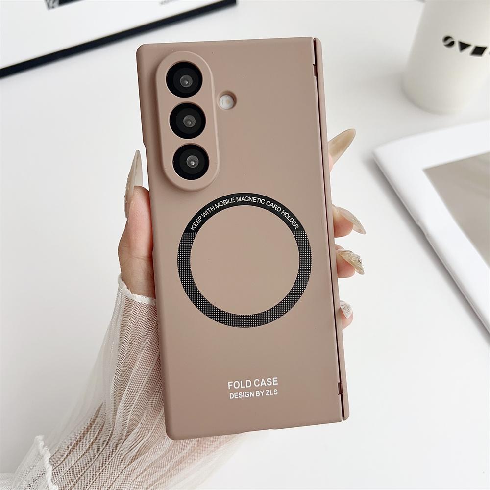 For Samsung Galaxy Z Fold7 5G Case Hard PC Phone Cover Compatible with MagSafe