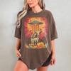UFO Cow Shirt - Retro Western Comfort Colors T-Shirt, Vintage Rodeo Graphic Tee, Oversized Cowboy T Shirt, Tripping Shirt, Funny Cowgirl Top