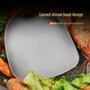 304 Stainless Steel Spatula Set with Long Wooden Handle: Anti-Scald Slotted Spoon for Home Cooking and Stir-Frying.