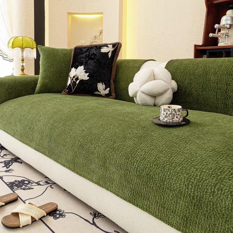 

French Cream Blizzard Neil Sofa Cushion 2025 New Premium One-piece Non-slip and Anti-cat Scratch Sofa Cushion 70 * 70cm (can be used as armrest and backrest)