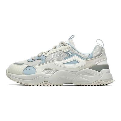 Tissu Rayflide Cuir Synthétique Confortable Vêtements de Sport Résistant à l'Usure Chaussures Lifestyle Basses Femme sneaker Gris Brouillard F12W242121FMV