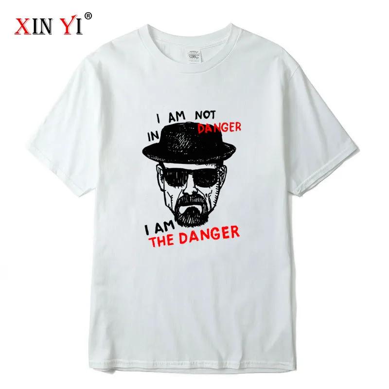 

Mens Tshirt 100 Cotton Short Sleeve Breaking Bad Men Tshirt Casual Heisenberg Print Summer Tshirt Cool Tshirt Male Men Tops S