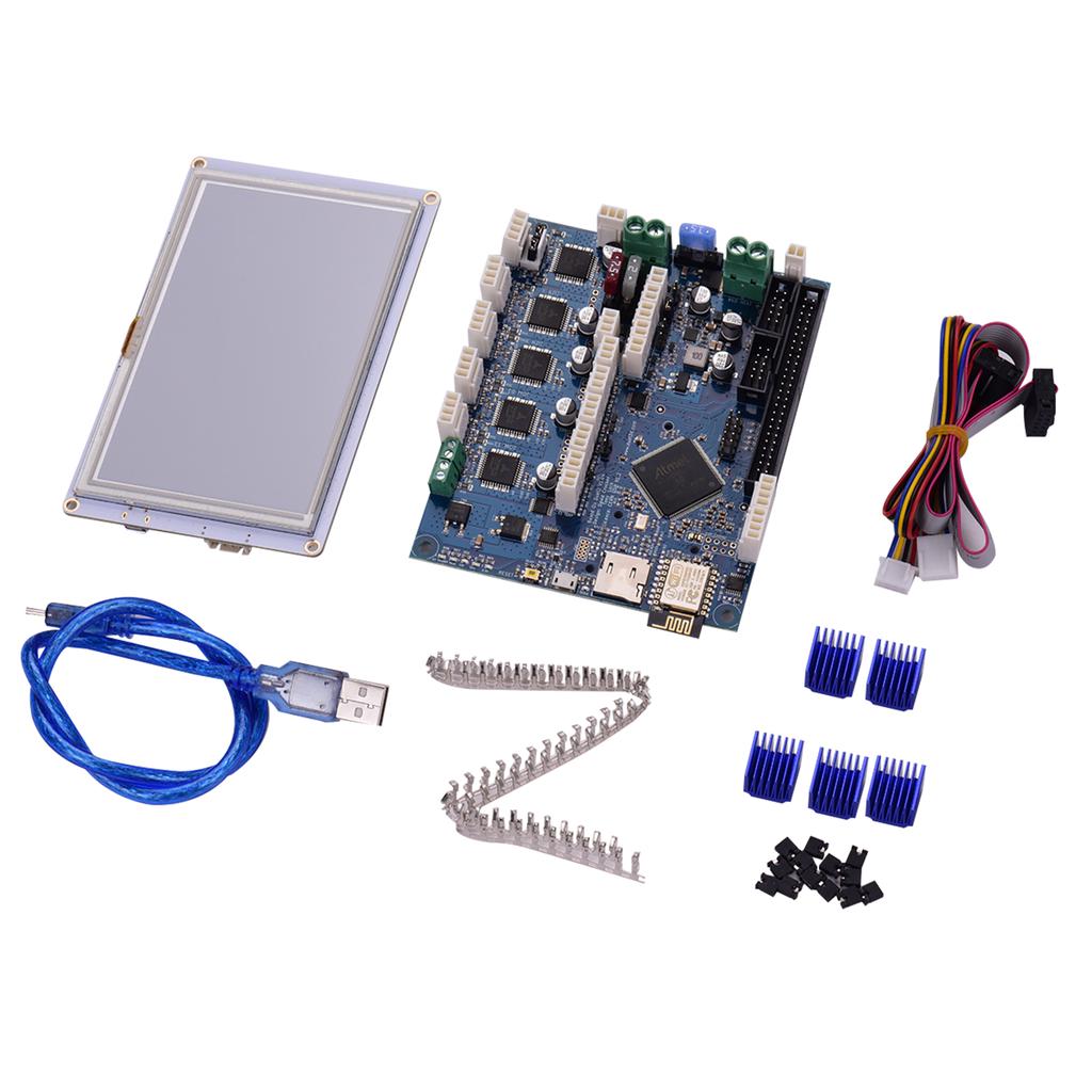 3D Printer Parts Clone DuetWifi Duet 2 Wifi V1.04 Advanced 32 Bit Electronics Controller Board Moth