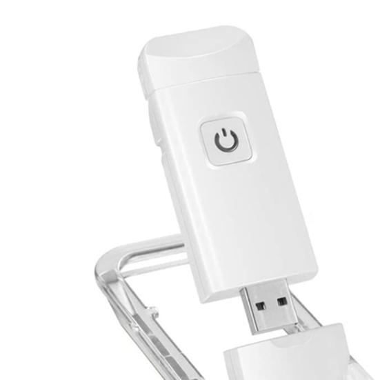 Book Reading Light Rechargeable Brightness Adjustable USB Charge Clip Book Light for Dormitory