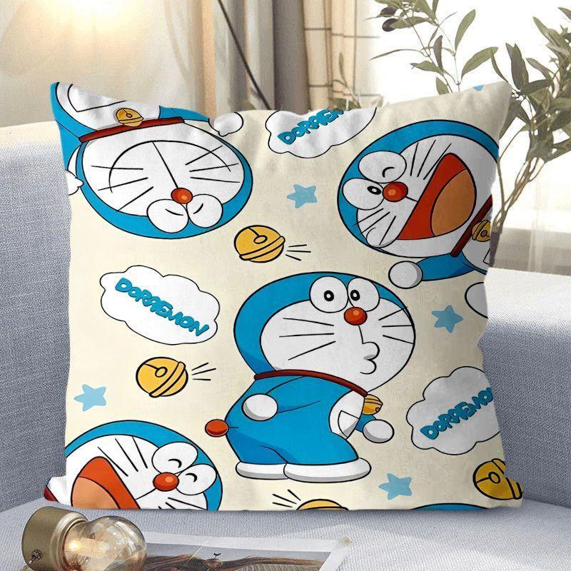 Doraemon Cartoon Doraemon Blau Dicklich Klingelkatze Kissenbezug Sofakissen Sitz Lendenkissen