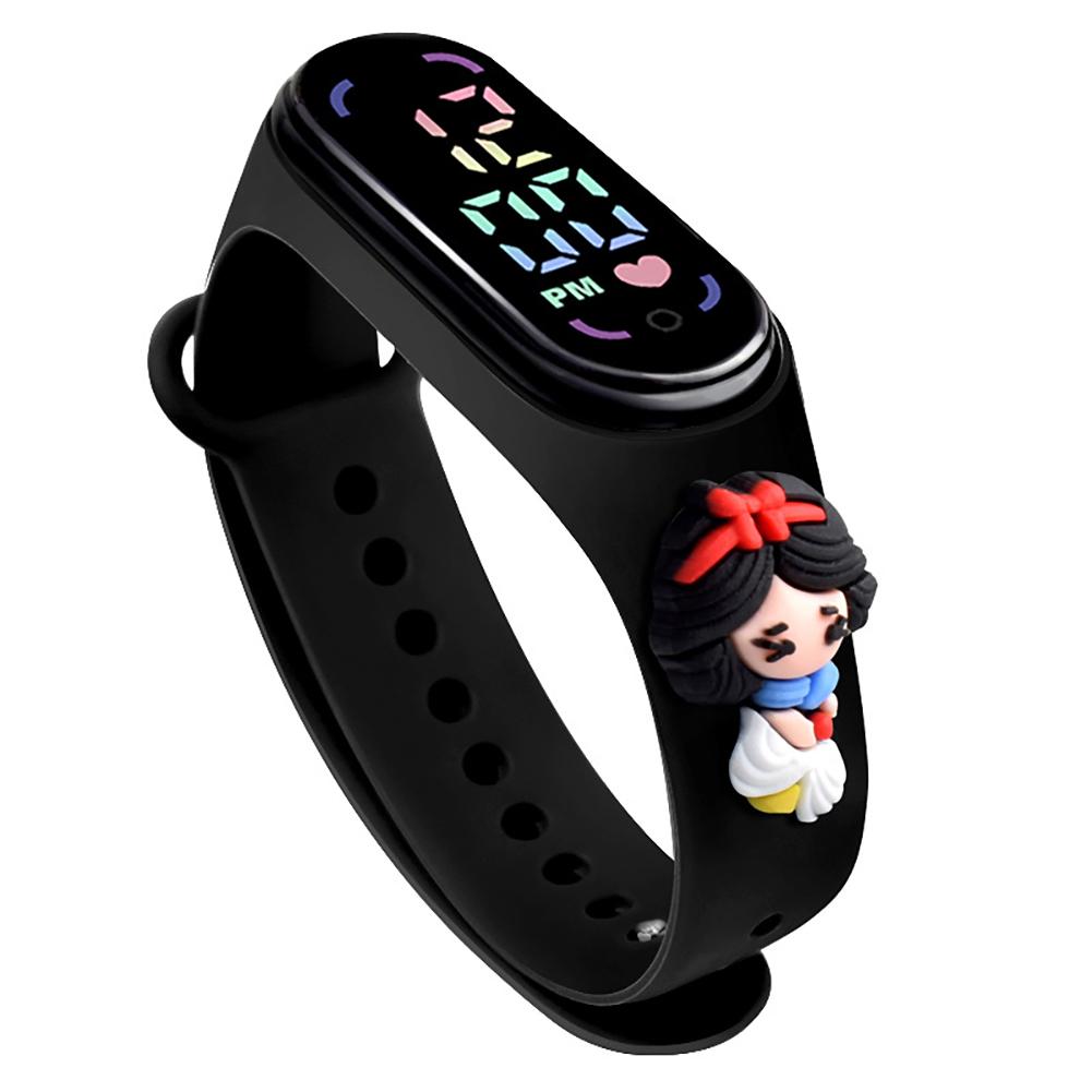 Reloj Electrónico Deportivo para Exteriores para Niños con Muñeco de Dibujos Animados Anime, Reloj Digital con Funciones de Calendario, Hora y Mes