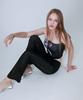 Assei Lace Bell Bottom Pants [Black]