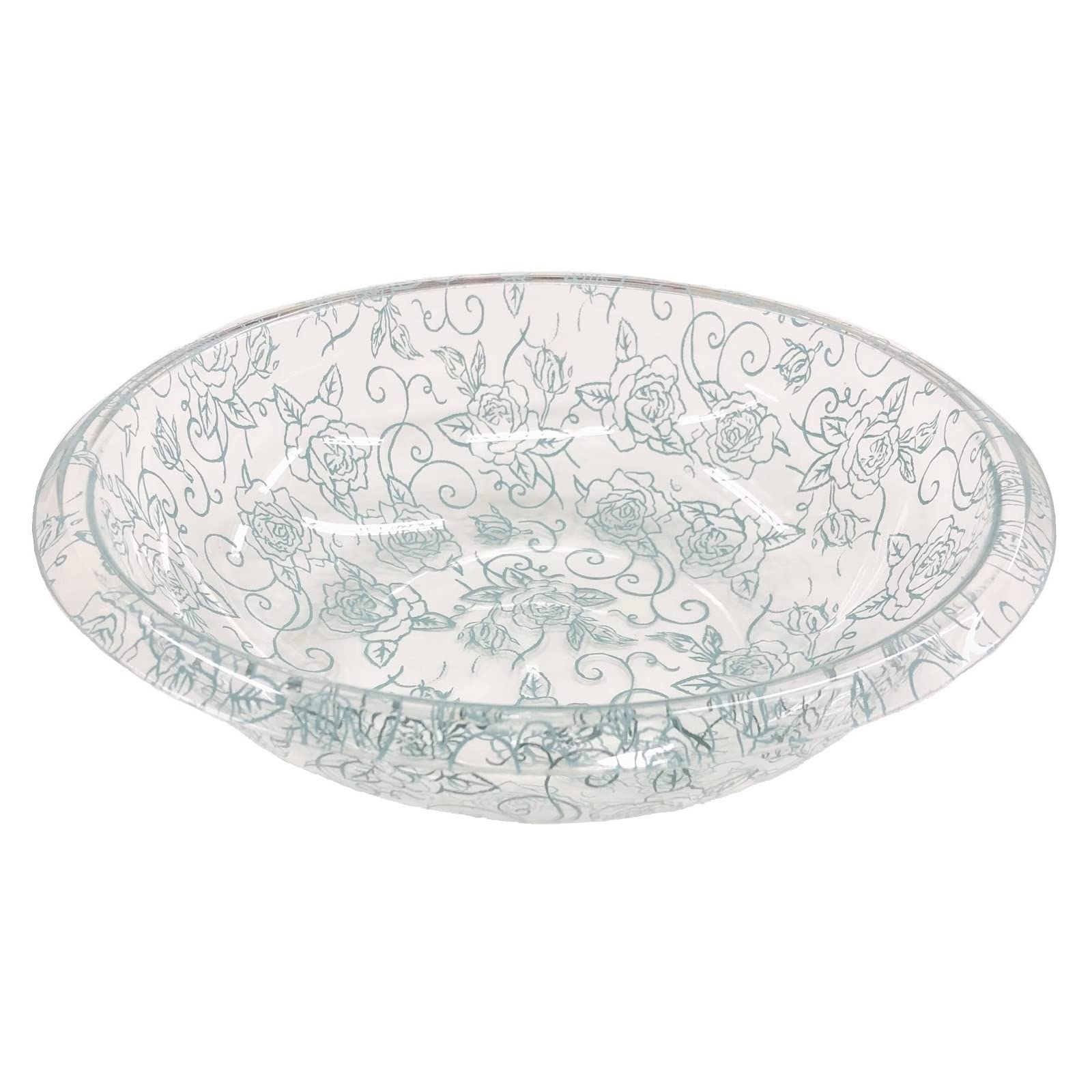 

Senko Clear Rose Wash Light 42919 Bowl, Medium, Blue,