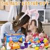 60-Piece Prefilled Easter Eggs with with Toys - Ready-to-Use Easter Egg Hunt Kit for Kids, Boys & Girls - Non-Candy Party Favors