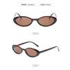 Sexy Small Oval Women'S Sunglasses New Fashion Leopard Brown Hot Sun Glasses Female Retro Colorful Shade Eyeglass