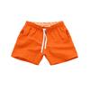 Mens Swim Trunks with Side Pockets Summer Casual Solid Color Beach Shorts Quick Dry Lightweight Board Shorts Swimwear Swimsuit