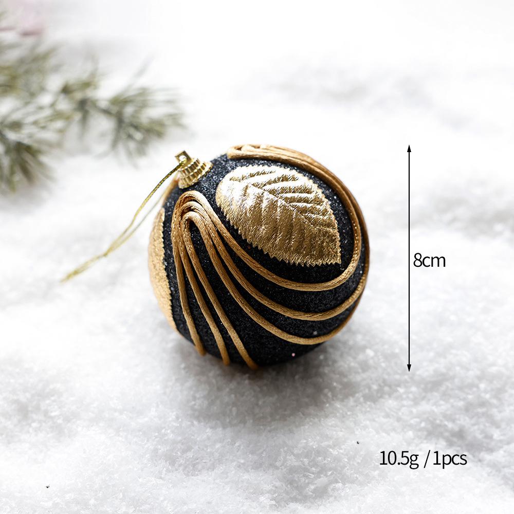 DIY Painted Foam Christmas Ornament: Snowflake & Irregular Pompon Balls
