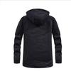 Chaqueta Cortavientos de Terciopelo de Longitud Media para Hombre Abrigo para Hombre de Edad Media Chaqueta de Trabajo de Algodón Lavado Engrosada Hombre