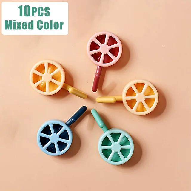 New 10PCS Self Adhesive Wall Hook Strong Without Drilling Coat Bag Bathroom Door Kitchen Towel Hanger Hooks Home Storage Accesso