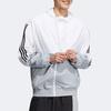 adidas U Util Wb 2 Sport Casual Woven Colorblock Stripe Jacket Men's White