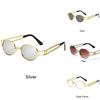 2021 Summer Steampunk Glasses Metal Frame Fashion Sunglasses With Uv400 Protection