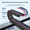 Silent Wear-Resistant Nylon Drag Chain for Robot Arm: Dustproof Plastic Cable Trough